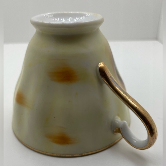 Brinn's China & Glassware Cup & Saucer T-1154  
gold trim, hand painted, 5.5” - Picture 5 of 9